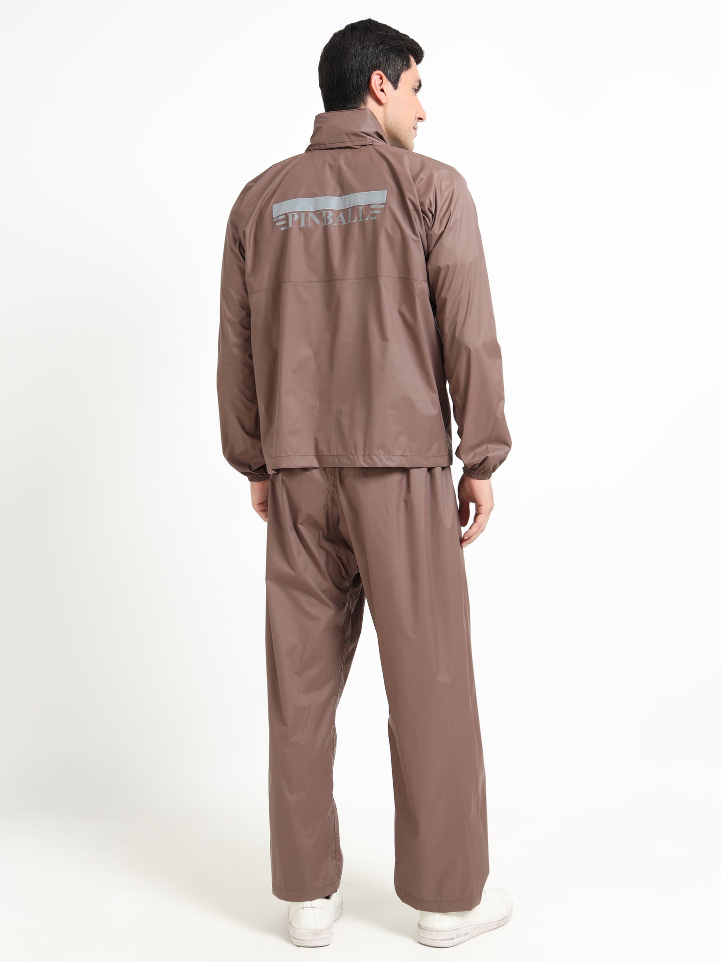 Brown raincoat for men