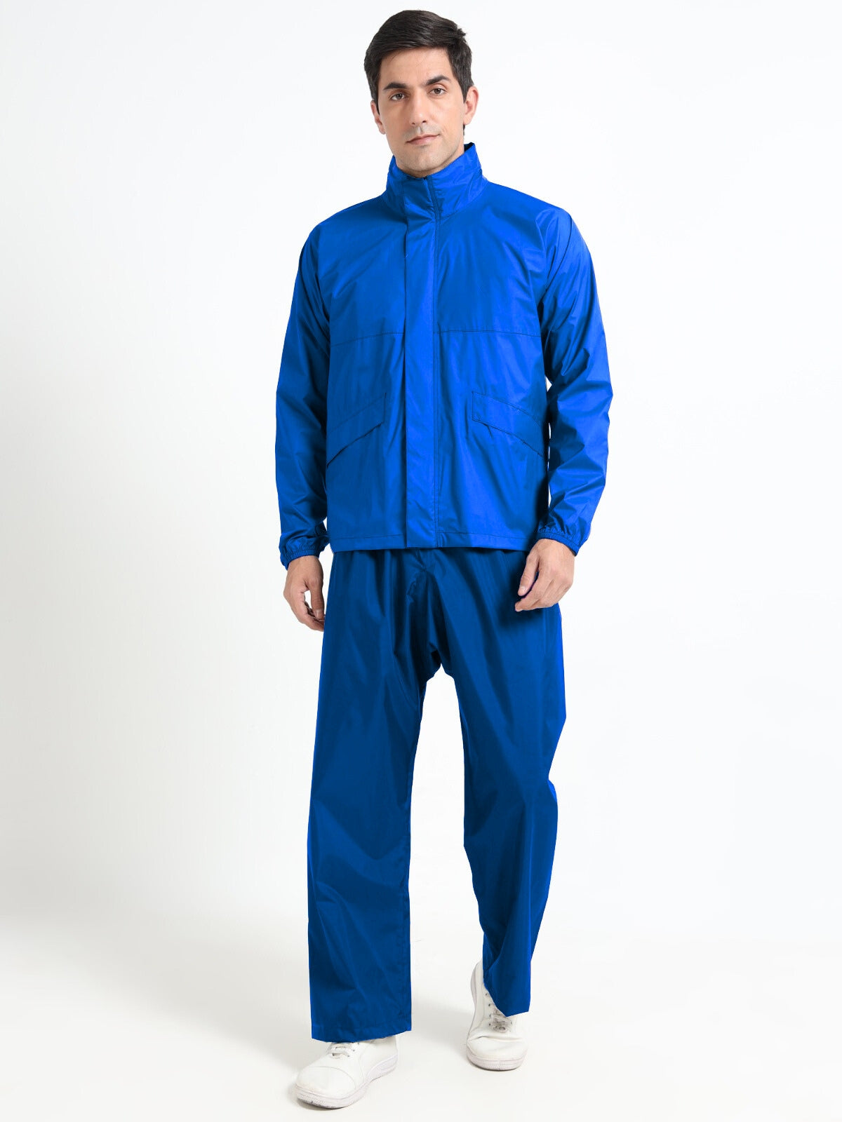 Premium Military Grade Raincoat - Royal Blue