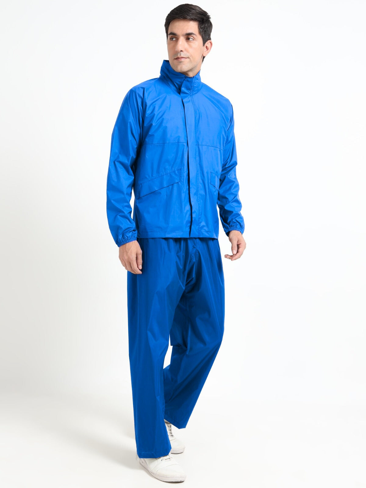 Premium Military Grade Raincoat - Royal Blue