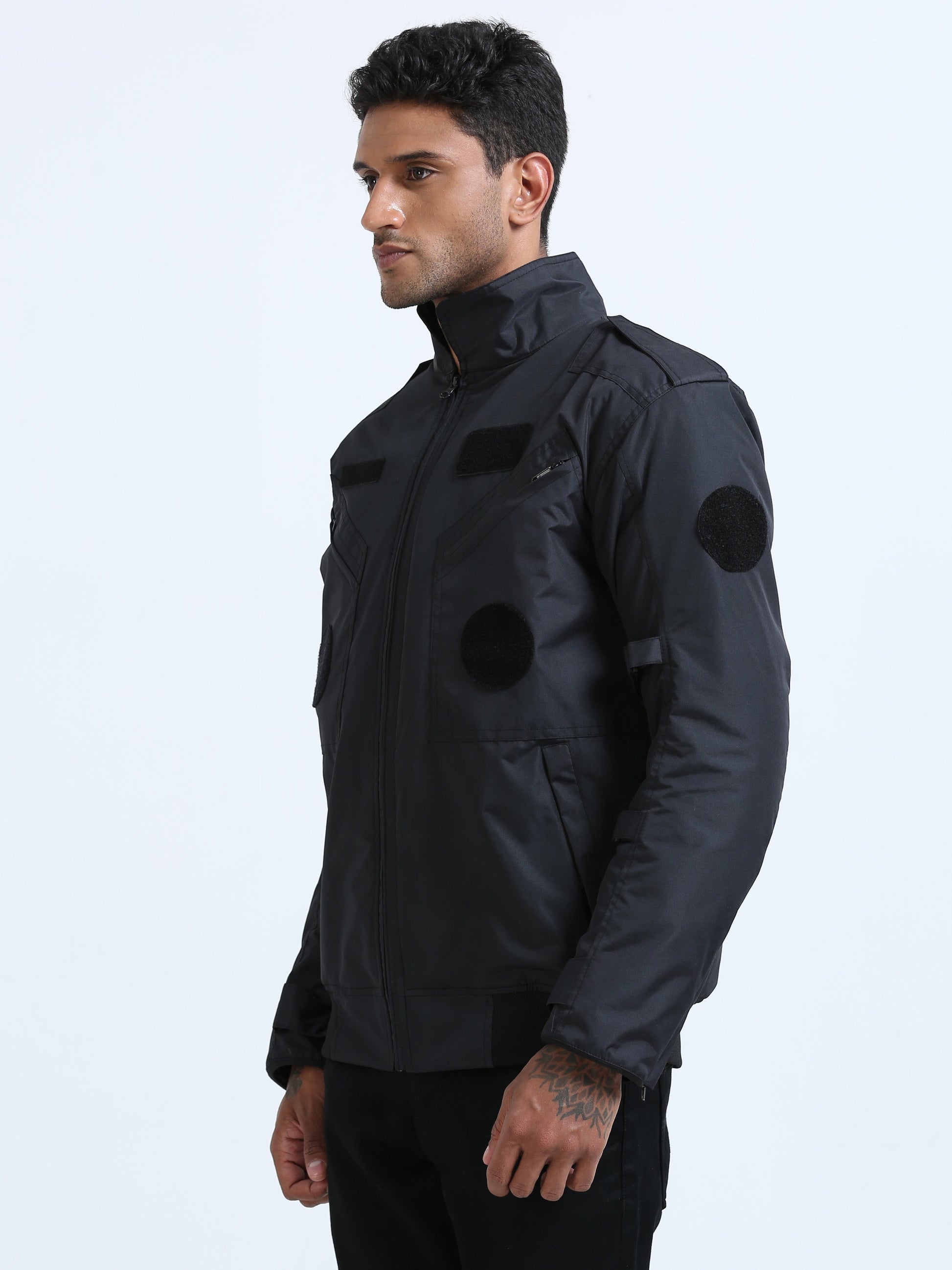 padded bike rider jacket