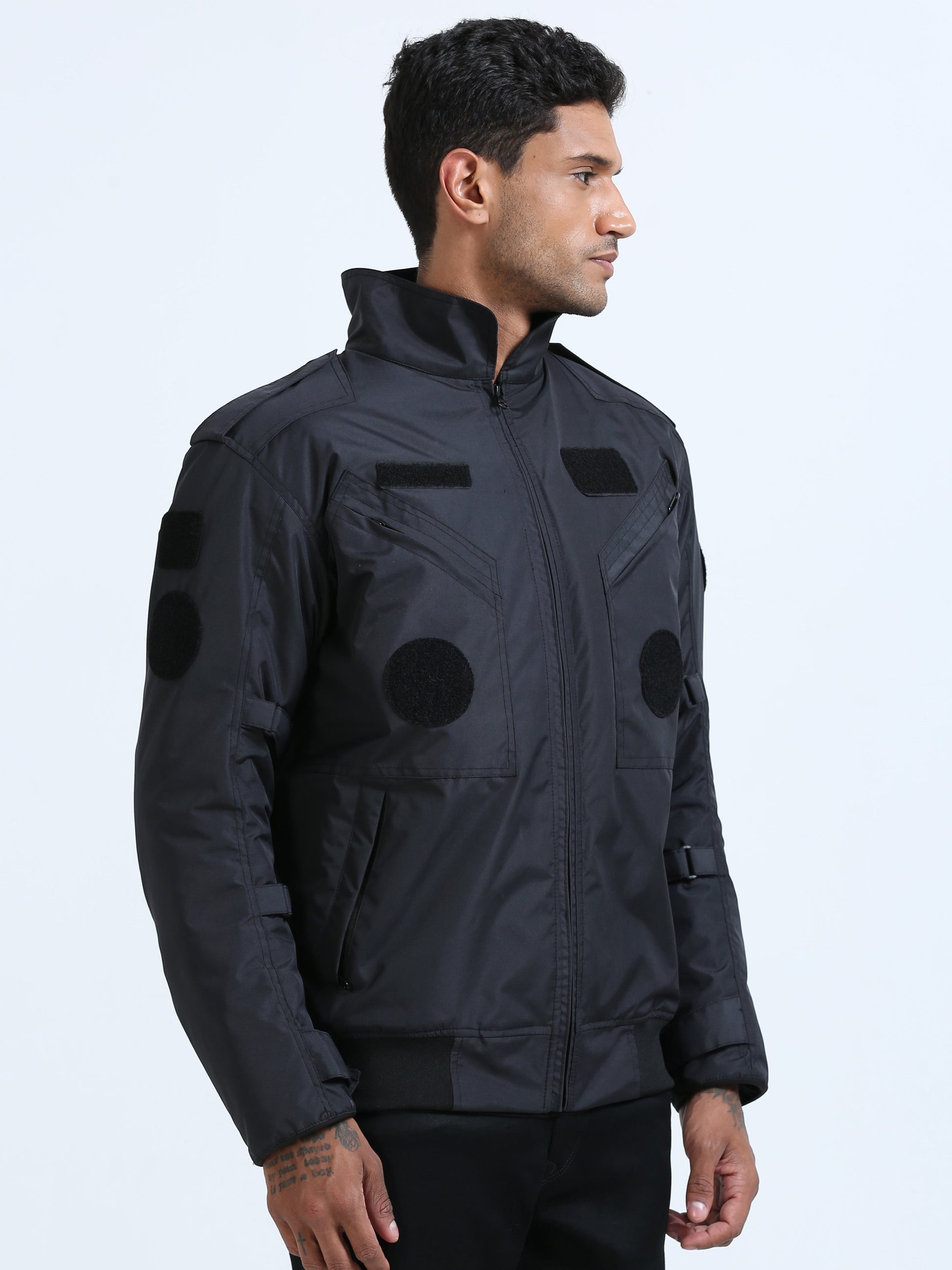 padded bike rider jacket