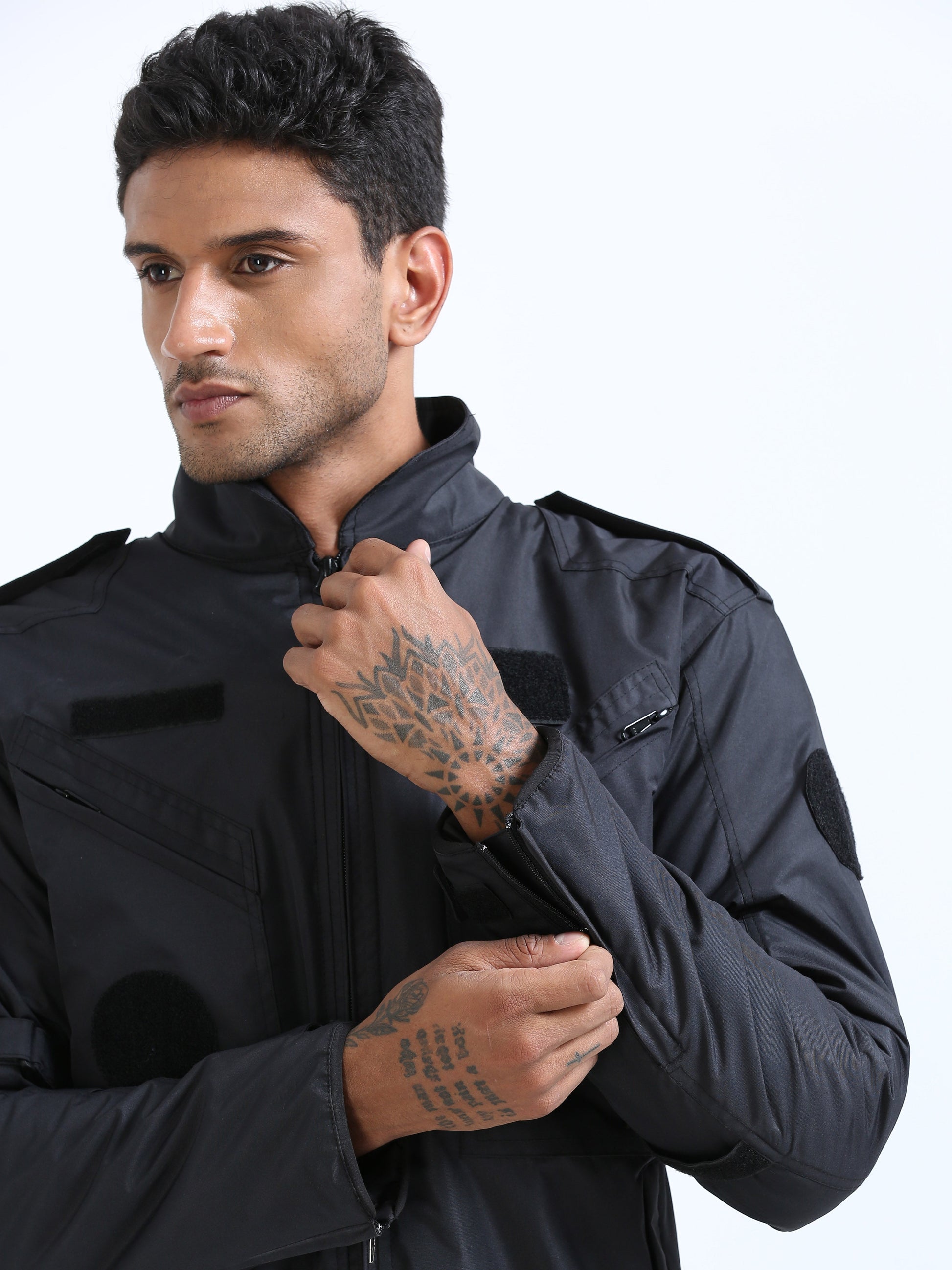 padded bike rider jacket