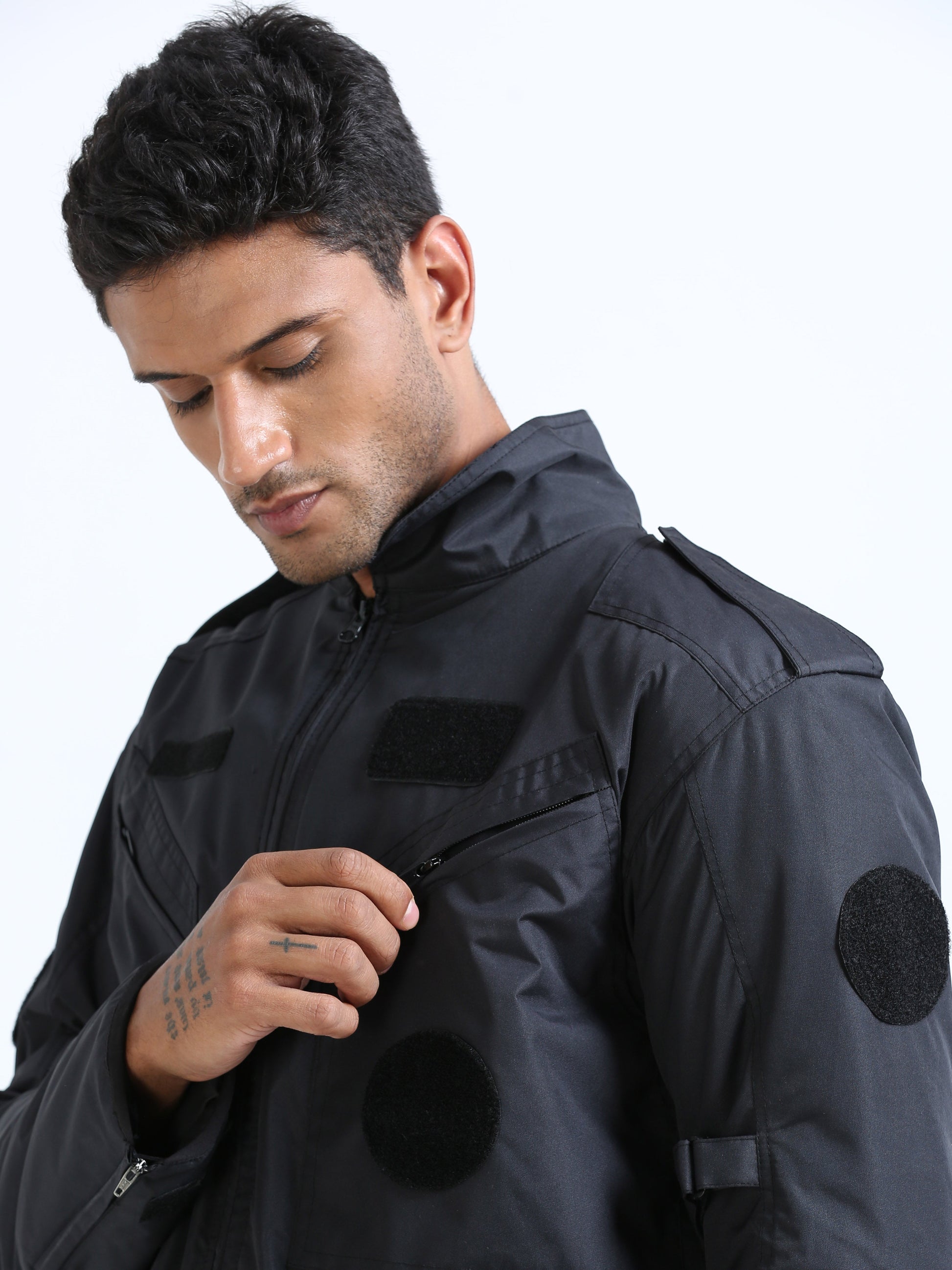 padded bike rider jacket