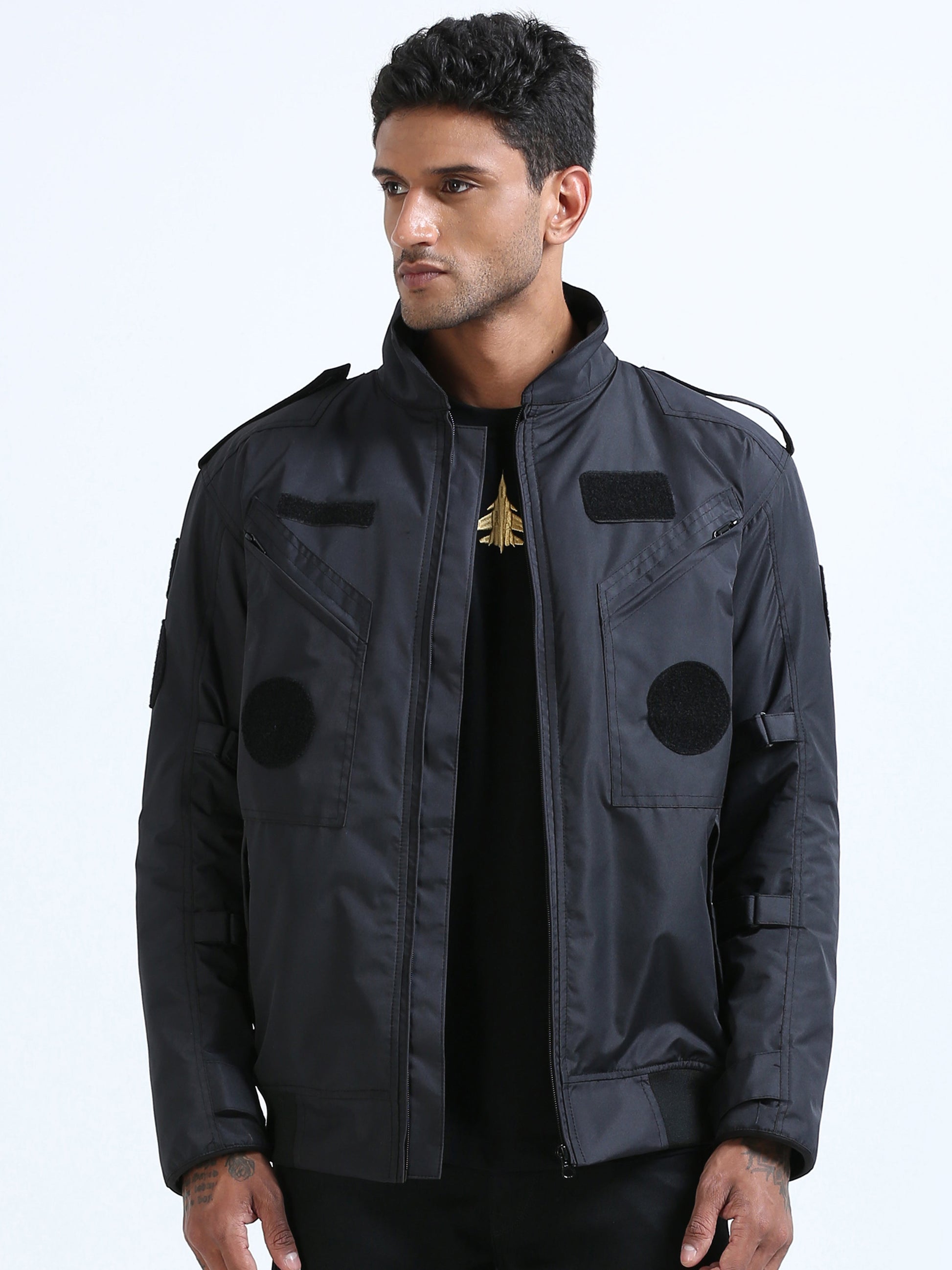 padded bike rider jacket