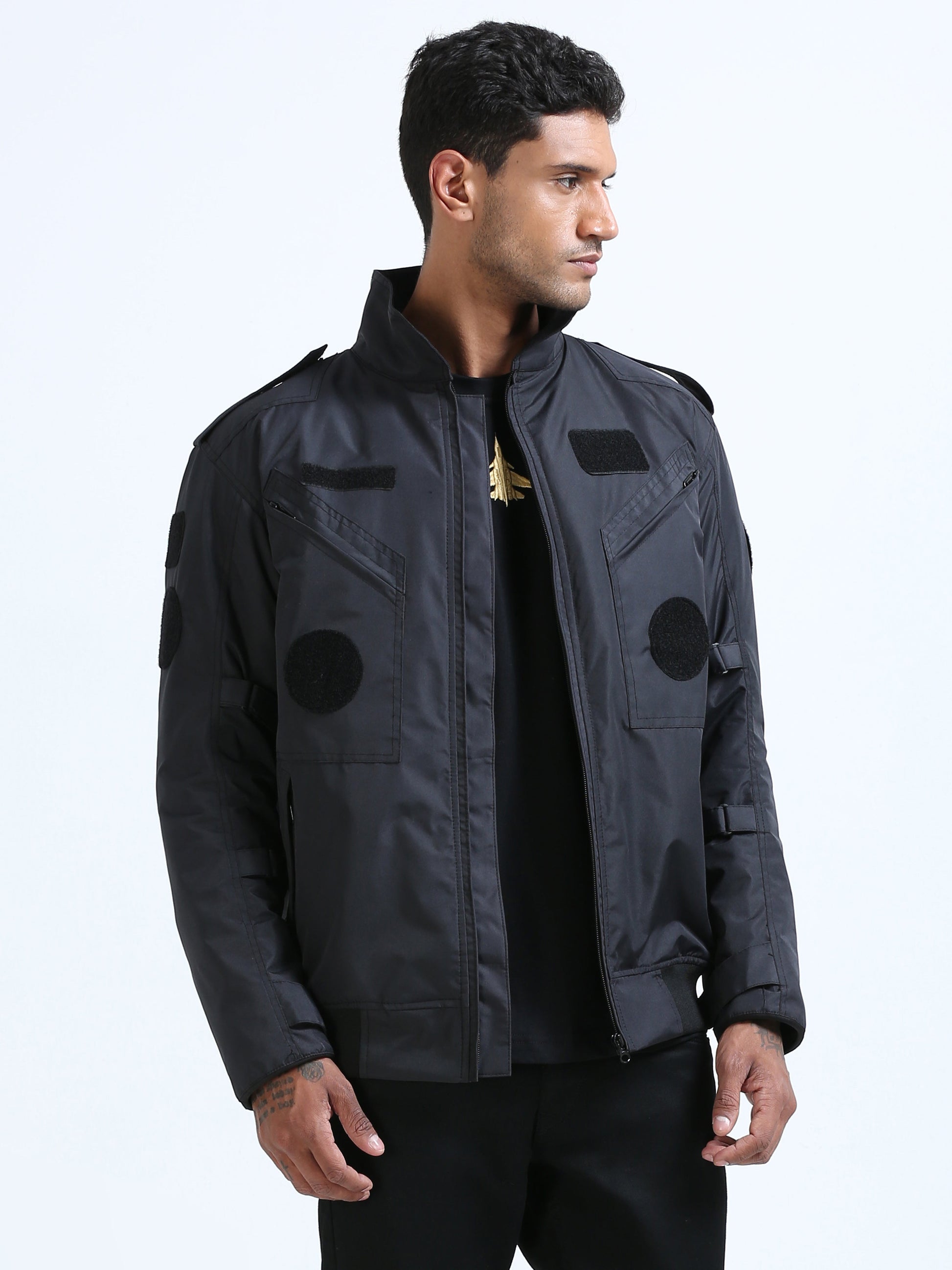 padded bike rider jacket