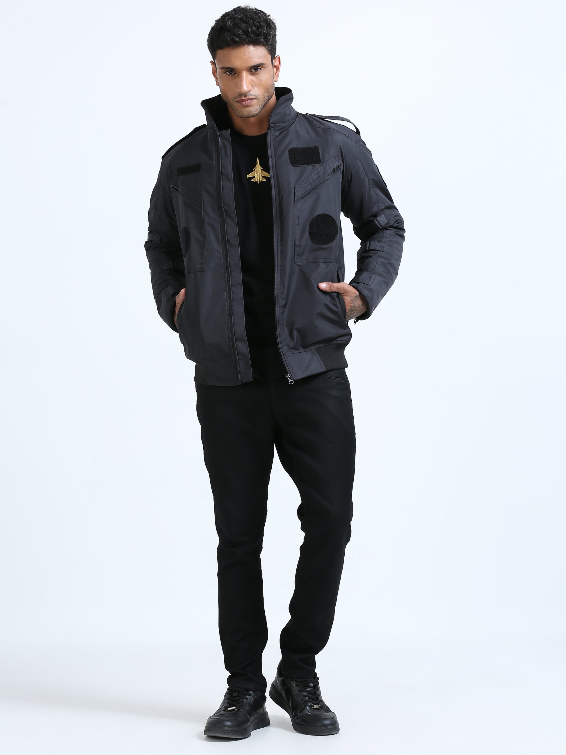 padded bike rider jacket