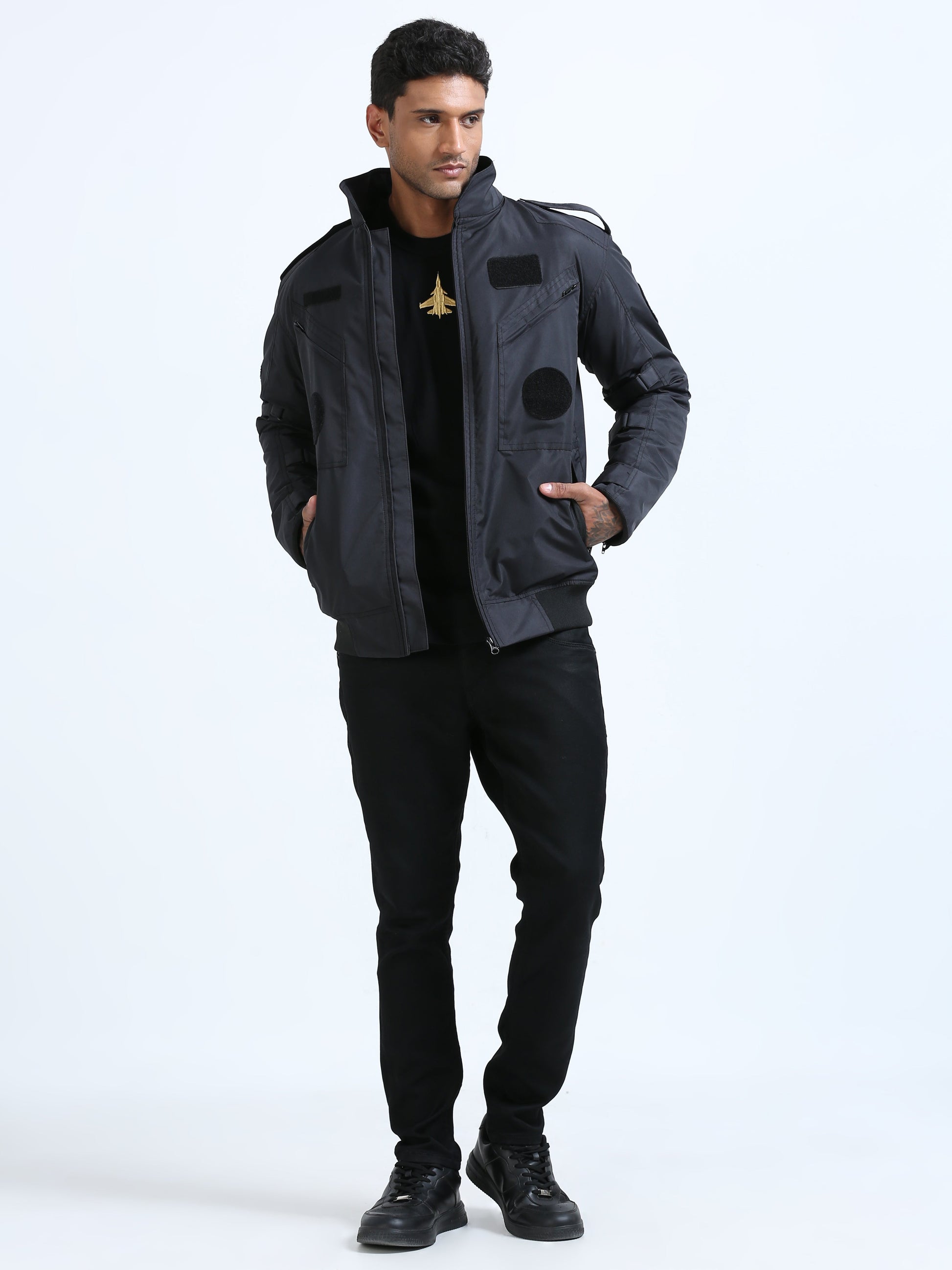 padded bike rider jacket