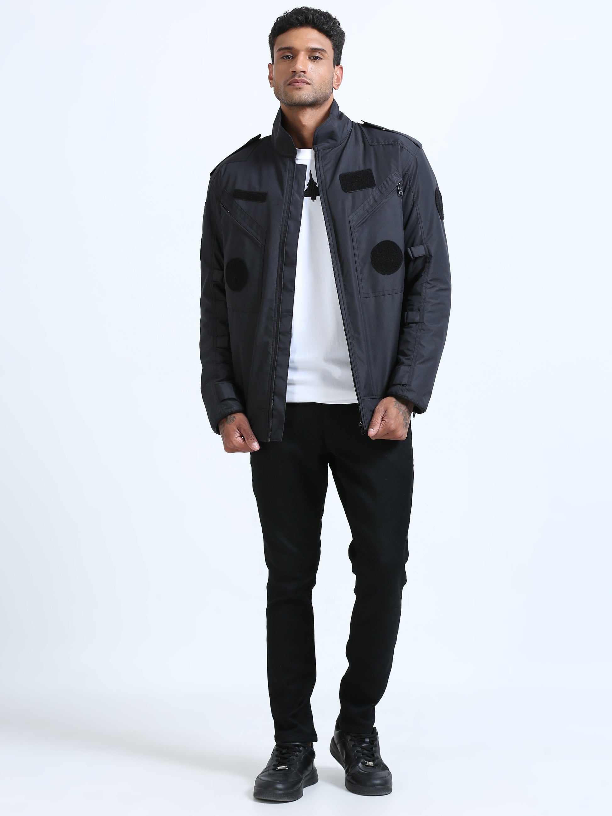 padded bike rider jacket