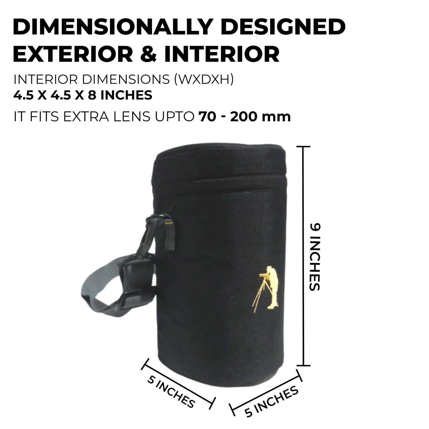 P64 LENS PACK 3 | PINBALL | LENS SLING BAG CUM WAIST POUCH
