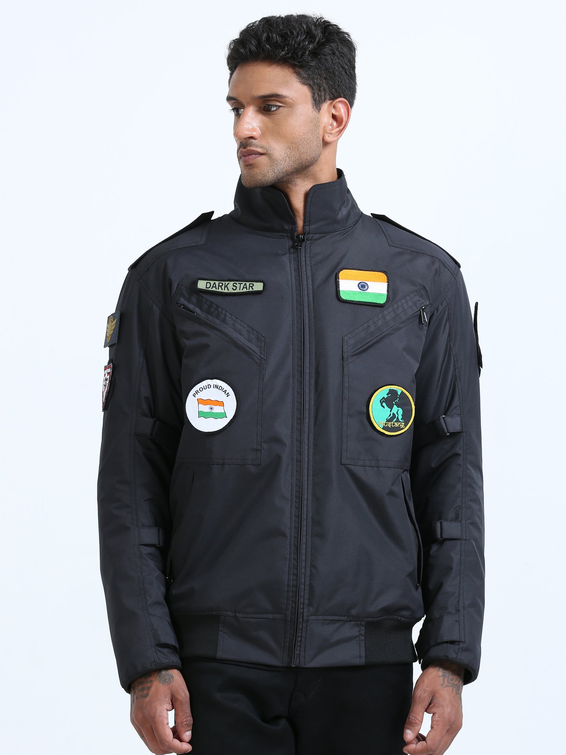 padded bike rider jacket