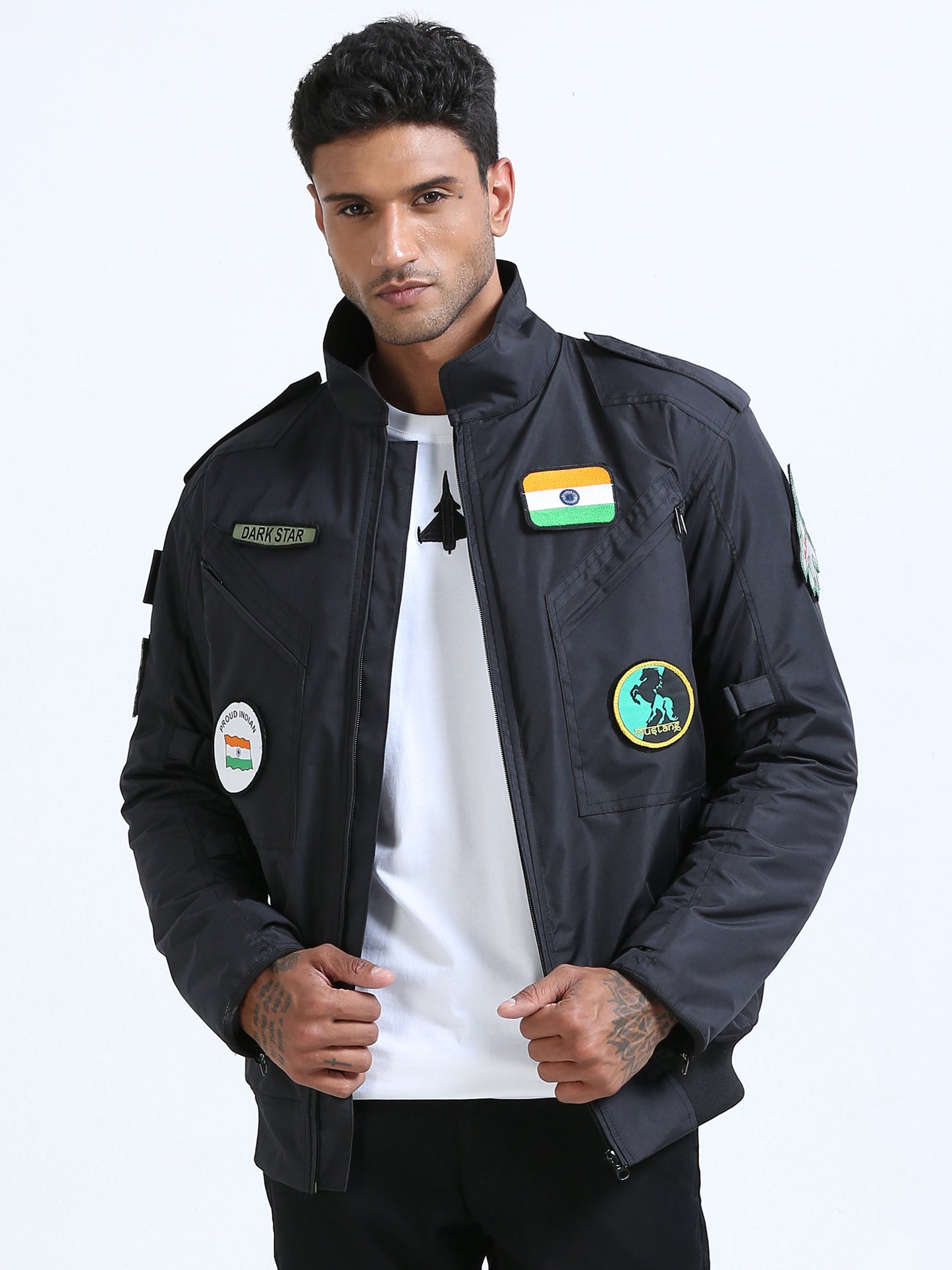 padded bike rider jacket