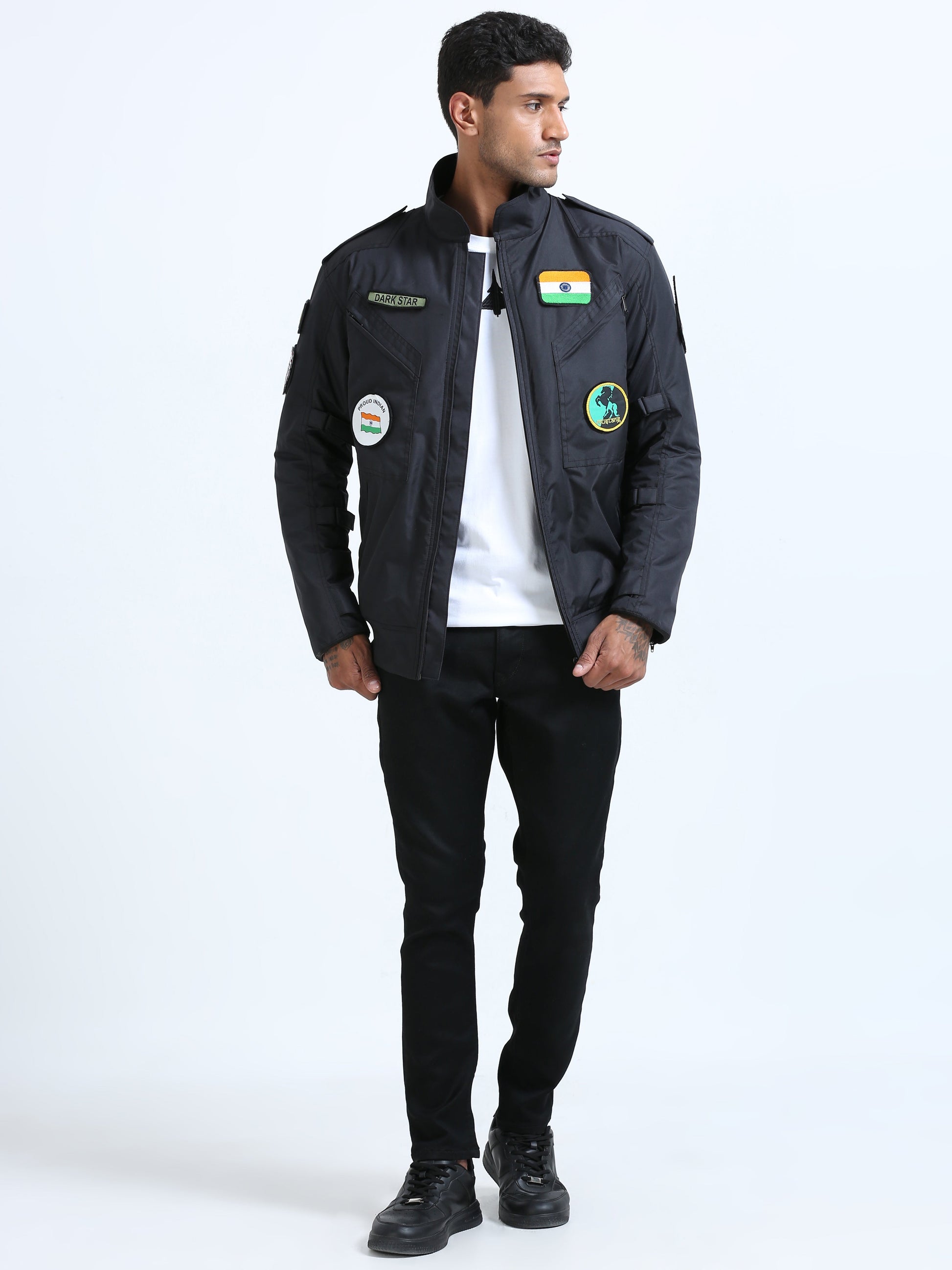 padded bike rider jacket