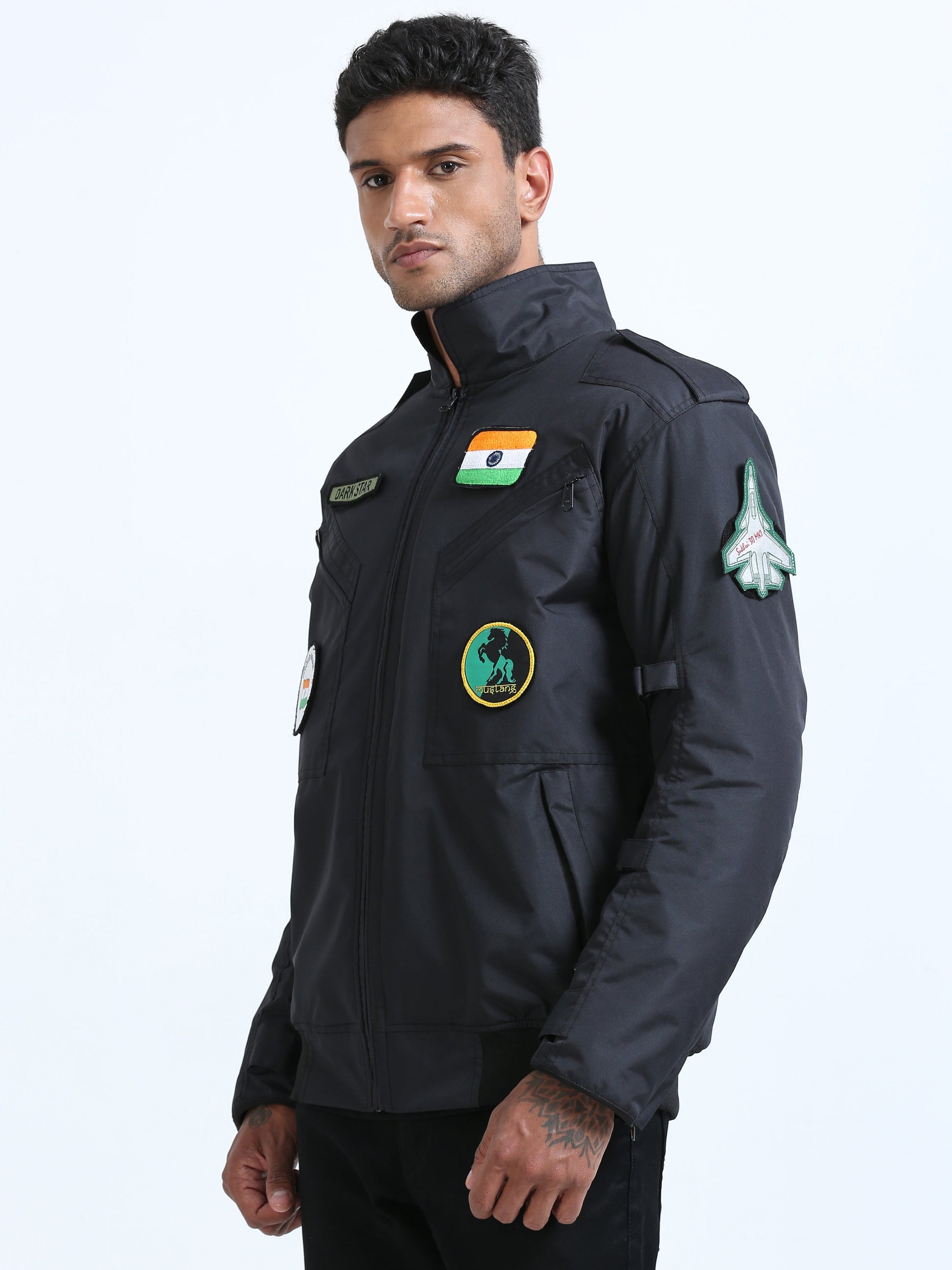 padded bike rider jacket