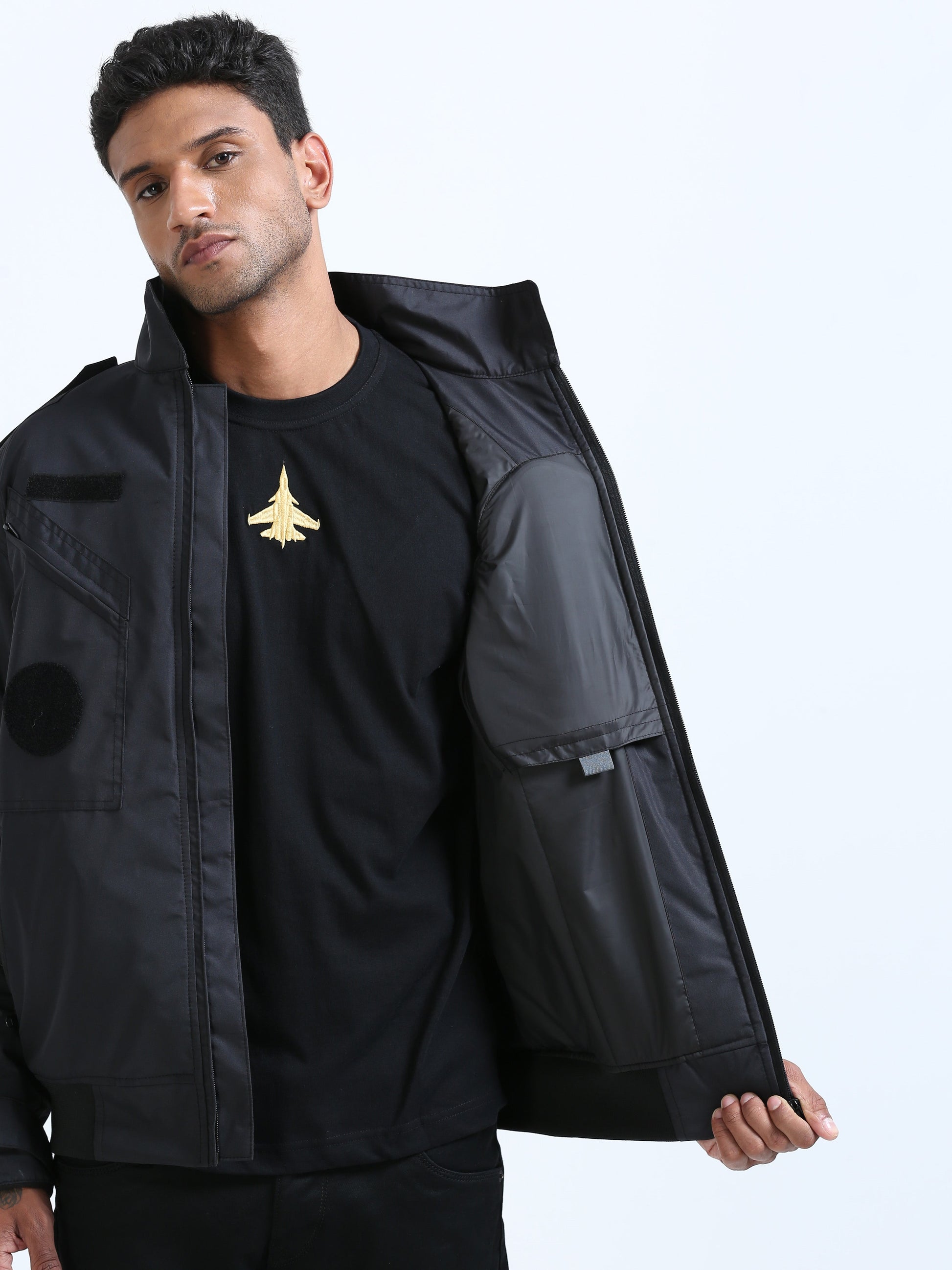 padded bike rider jacket