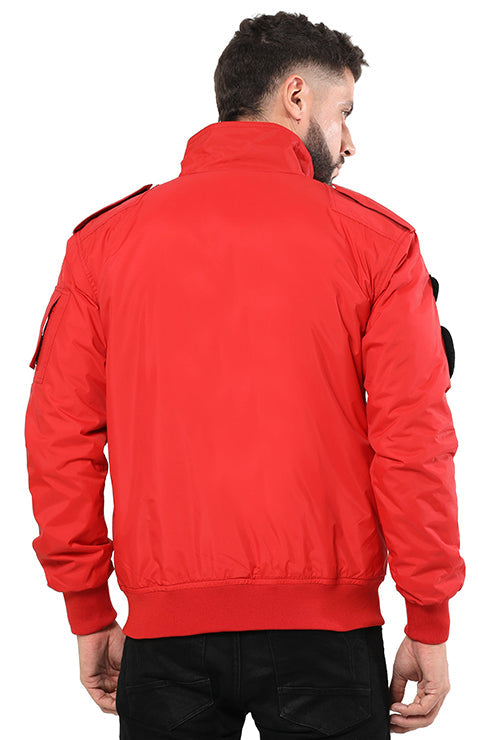 Red Indian Air Force Military Jacket