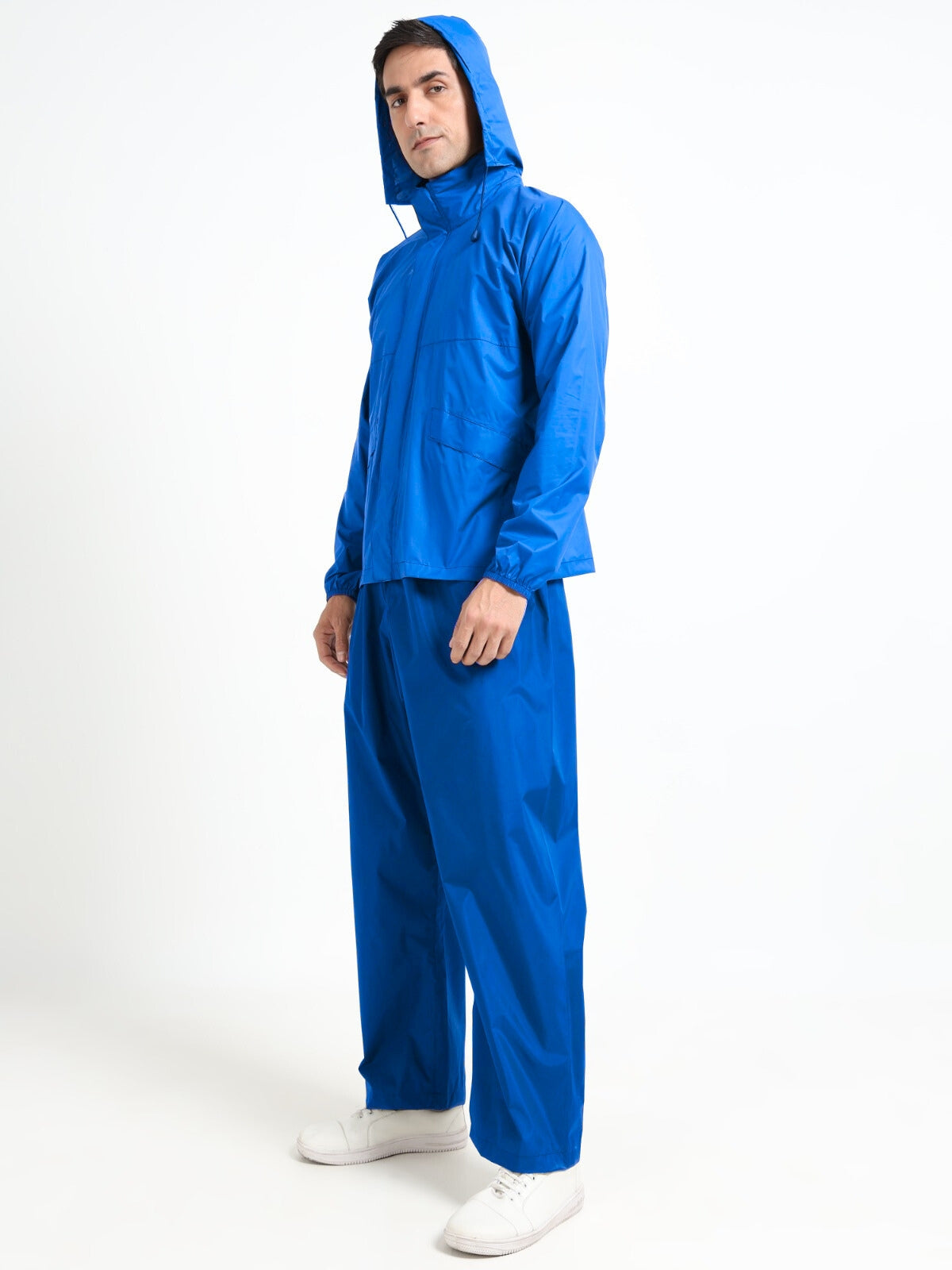 Premium Military Grade Raincoat - Royal Blue