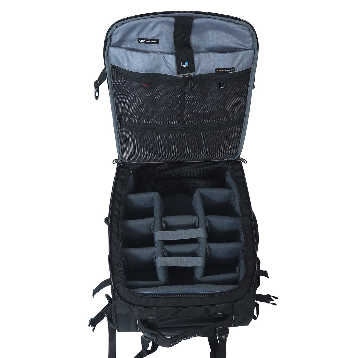 P1 ALL IN - 1 | PINBALL | DSLR CAMERA BAG | TROLLEY BAG WITH WATERPROOF RAINCOVER
