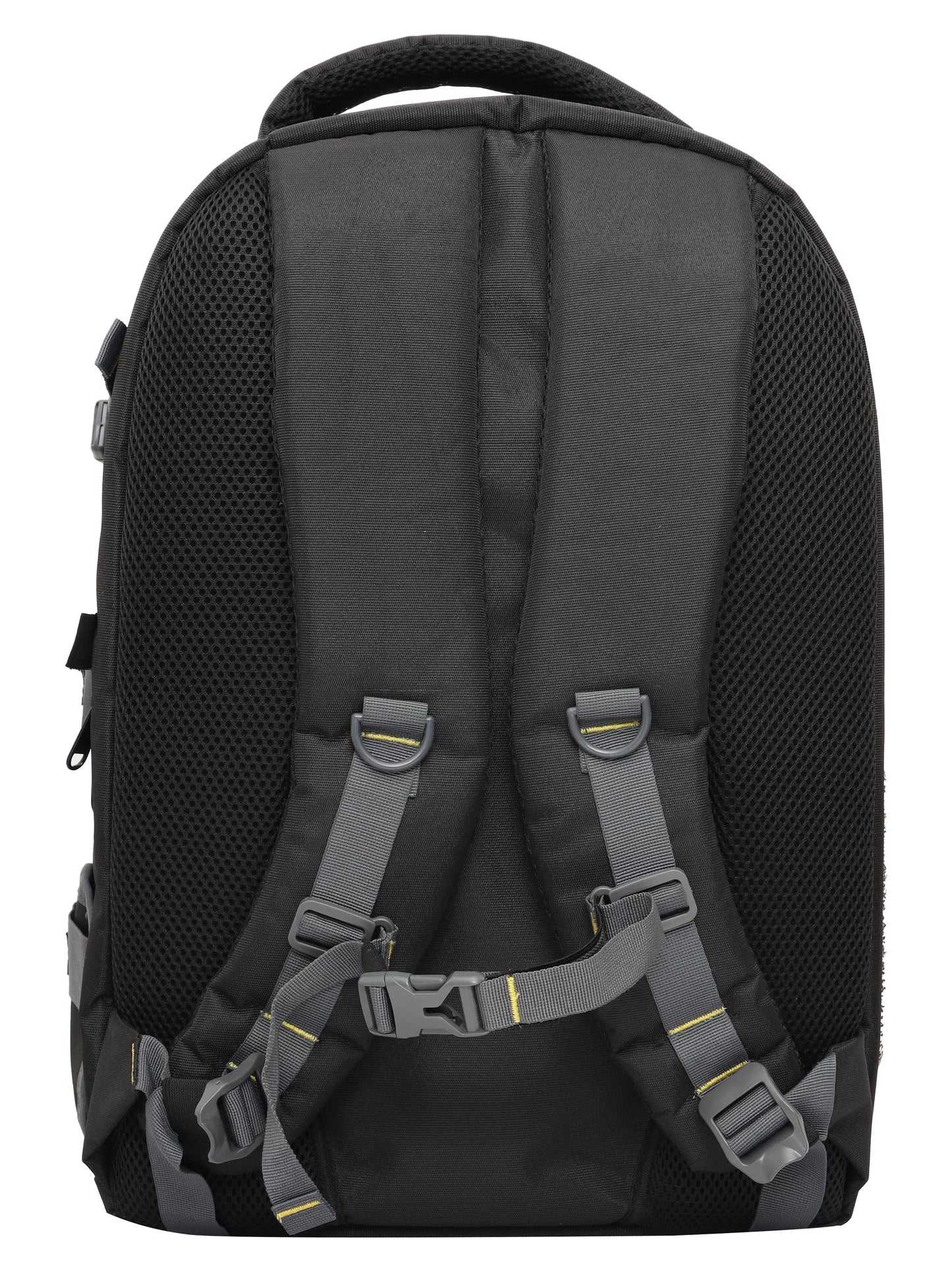 Back view of the G12 Target DSLR camera bag, highlighting its padded and adjustable shoulder straps, ergonomic back padding, and breathable mesh panel. The bag's thoughtful design ensures comfortable and supportive wear, allowing photographers to carry their gear for extended periods with ease.