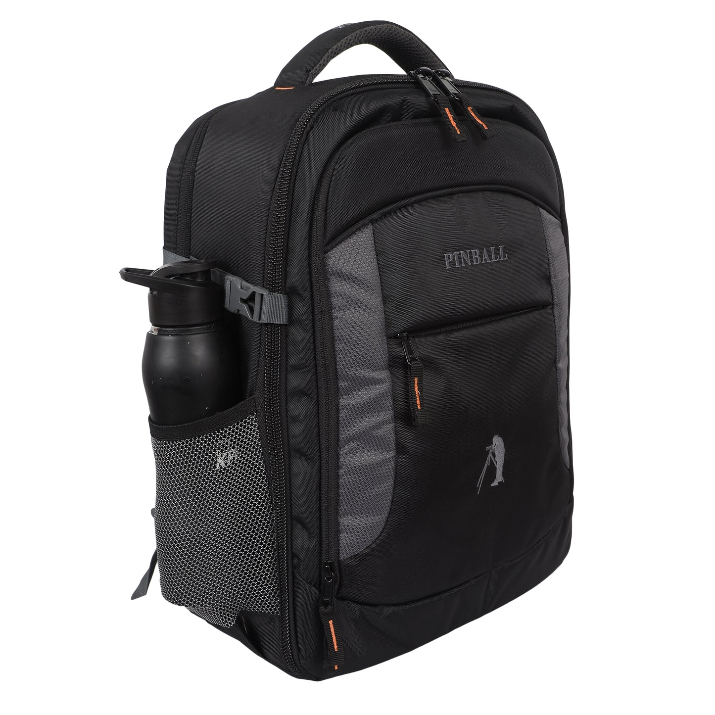 Image: 45-degree front view of the G15 Victory Pro DSLR camera bag, showcasing its sleek and rugged design. With its waterproof construction and dedicated rain cover, this bag offers optimal protection for your camera gear, enabling you to confidently capture stunning shots in any weather condition.