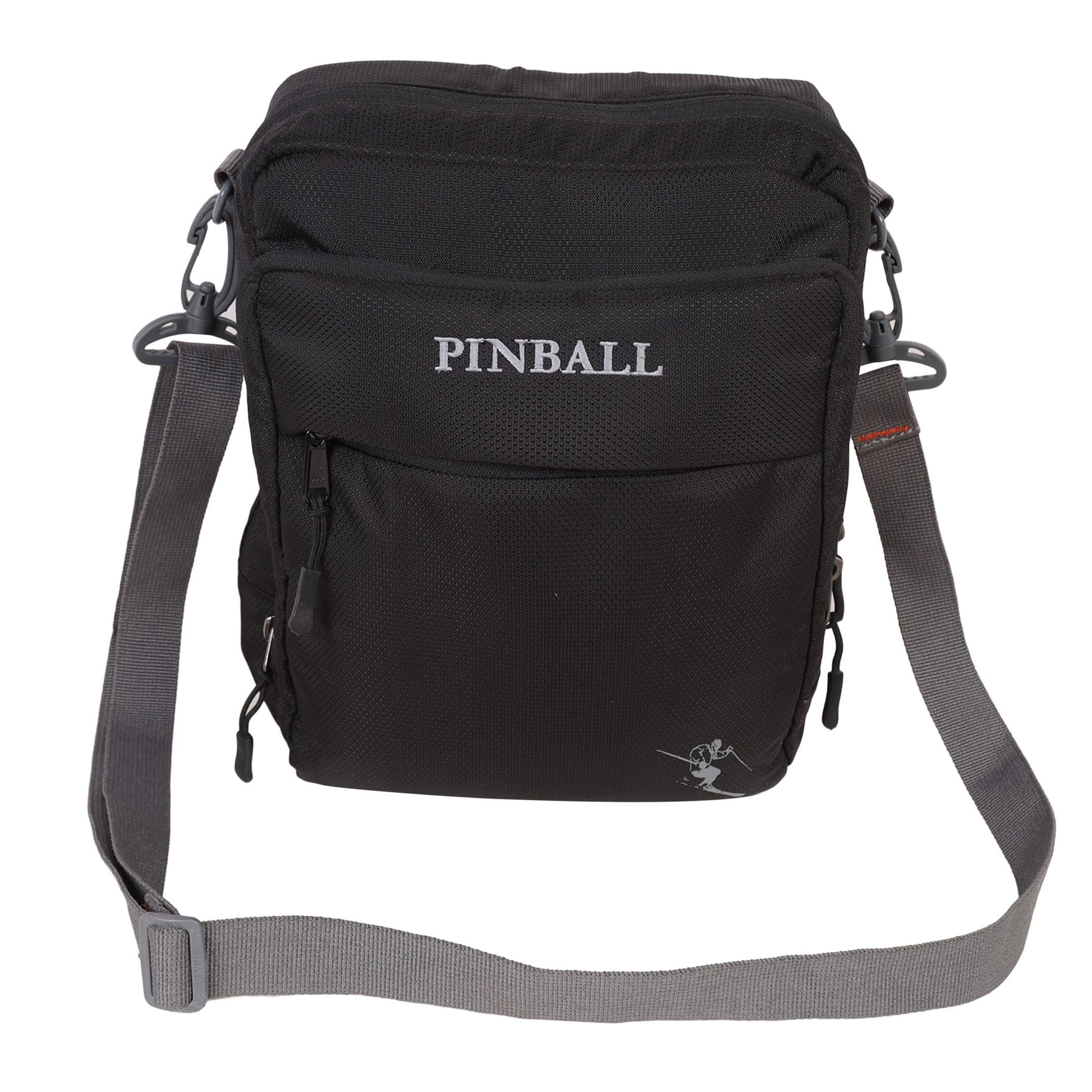 Image: Front view of the P13 Elite sling bag, featuring its sleek design, durable construction, and convenient access. The bag is designed to accommodate various photography accessories, ensuring easy organization and secure storage for photographers on the go.