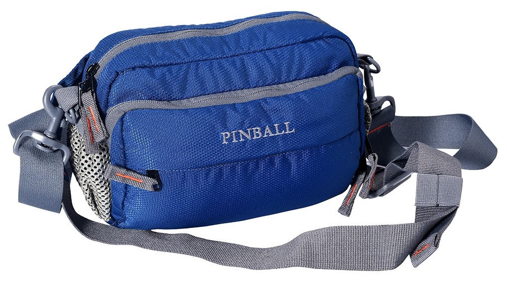 Image: Front view of the P27 Organiser sling cum waist bag, highlighting its sleek design and versatile functionality. The bag features two compartments with organizing compartments, providing ample space to store and organize your photography accessories. The hidden waist belt behind the air mesh panel adds comfort and ventilation, making it a reliable and comfortable companion for photographers on the go.
