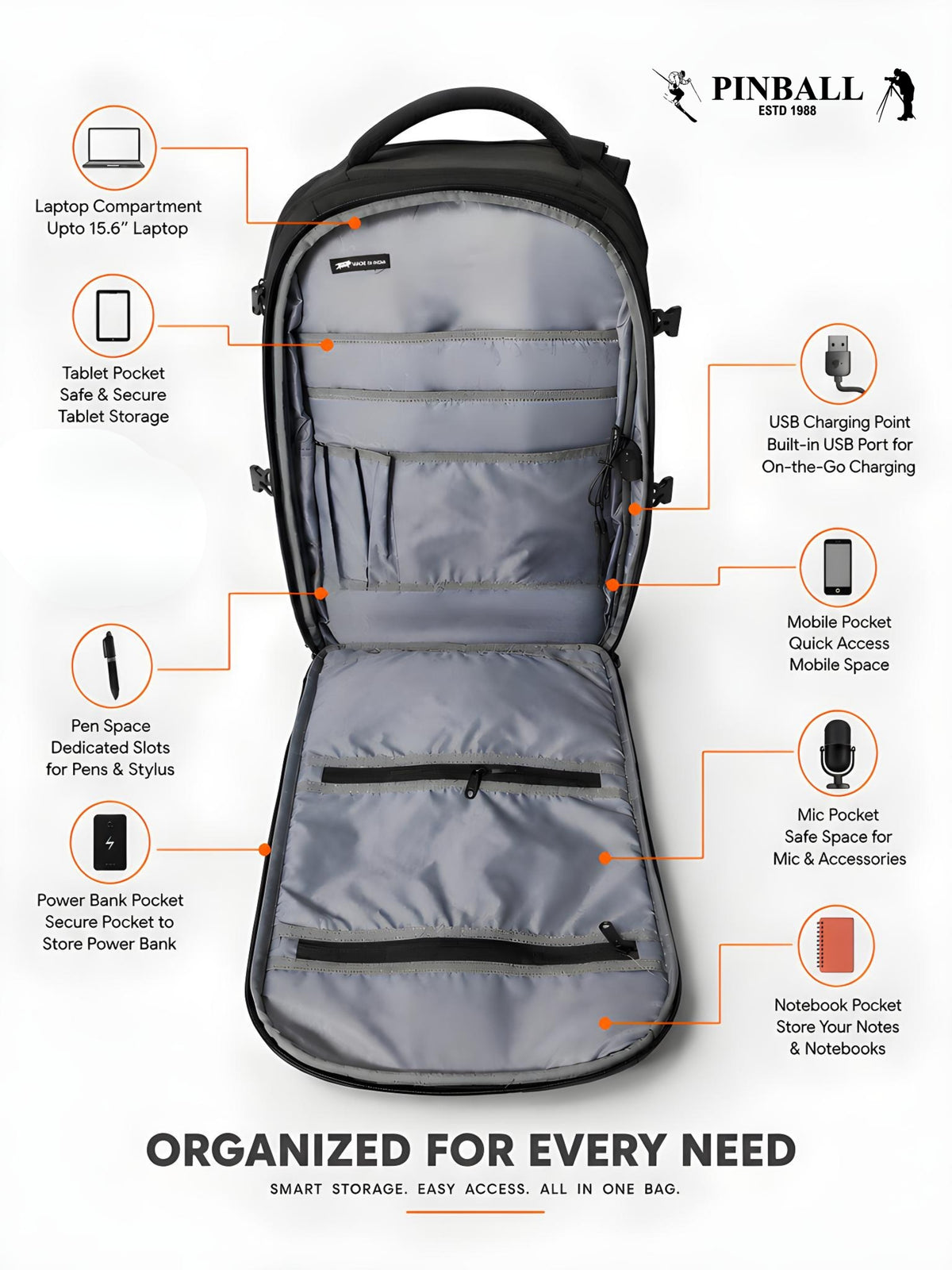 P79 | BLAZE | PINBALL | DSLR BAG PACK