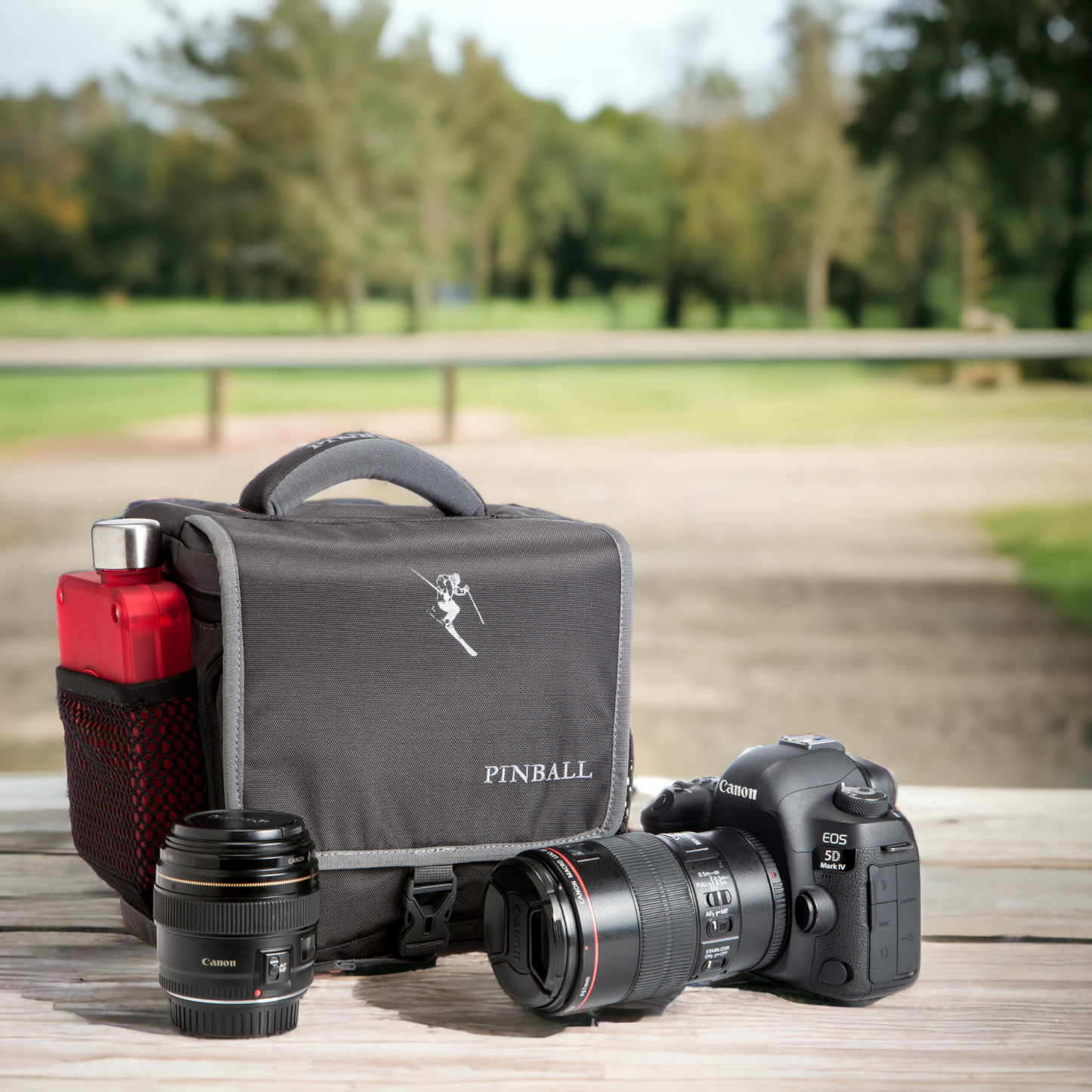 P28 PNX PINBALL DSLR SLING CAMERA BAG WATERPROOF WITH RAINCOVER