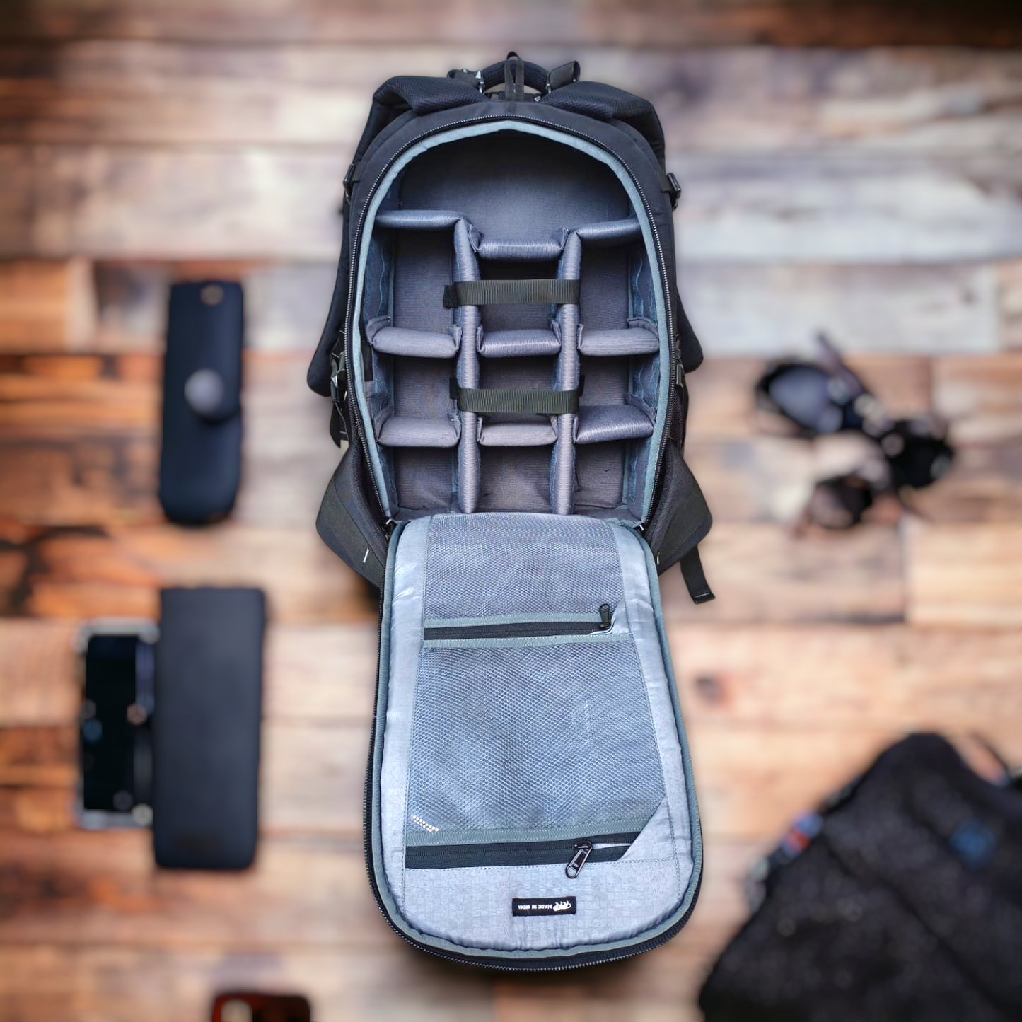 P72 TREKKER | PINBALL | DSLR CAMERA BAG | WATERPROOF WITH RAINCOVER